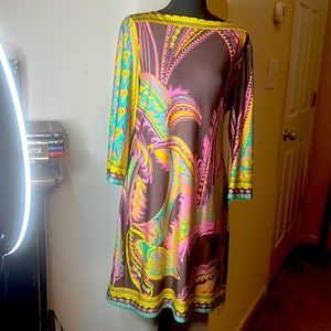 I C E ICE Patterned Dress